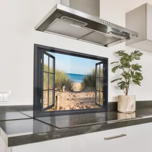 Parafango in alluminio - Accesso alla spiaggia