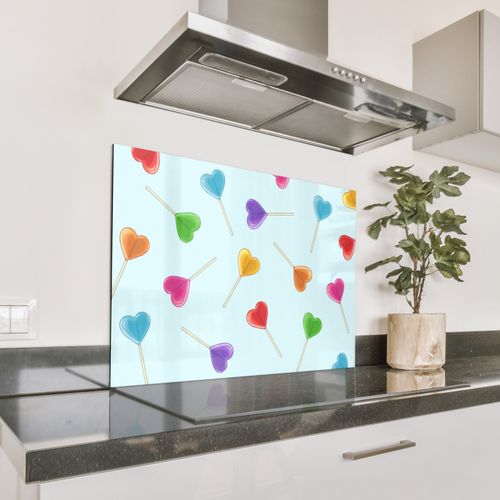 Parafango in alluminio - Lecca-lecca - Arcobaleno - Caramella