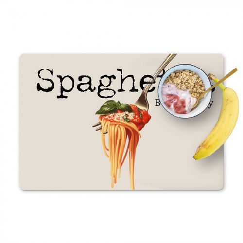 Tovagliette - Spaghetti - salsa di pomodoro - parmigiano