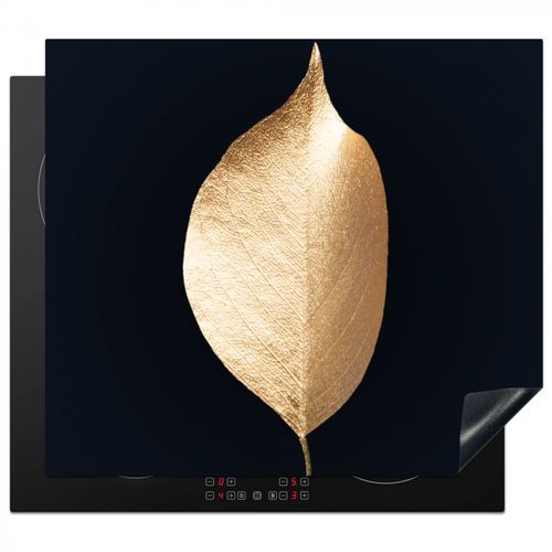 Protezione piano induzione - Foglia solitaria in oro