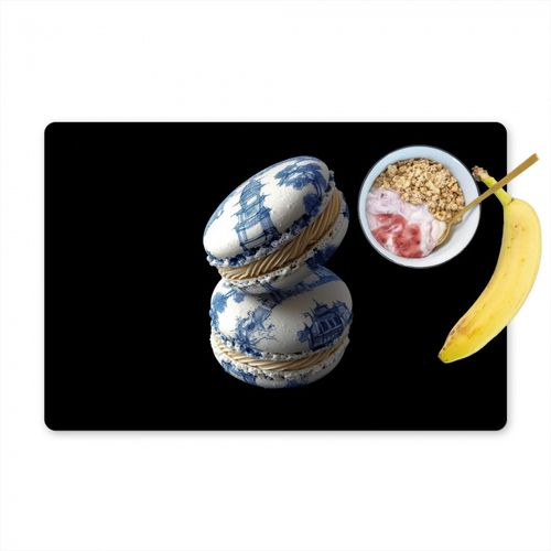 Tovagliette - Cibo - Amaretti - Blu Delft - Biscotti