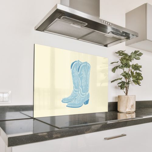 Parafango in alluminio - Illustrazione - Stivali da cowboy - Modello