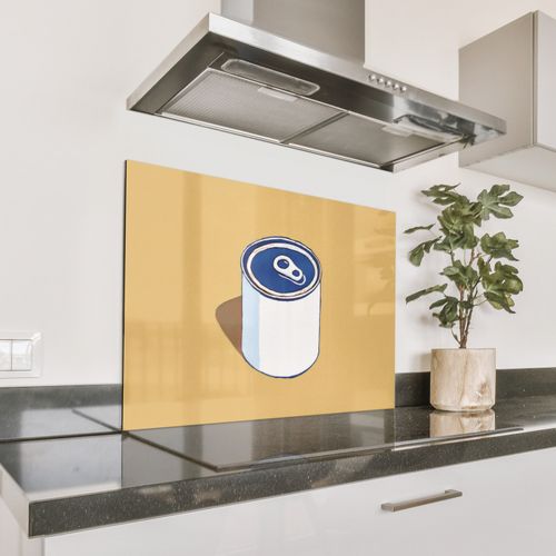 Parafango in alluminio - Stagno - Minimalista - Blu - Illustrazione