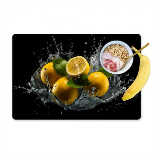 Tovagliette - Limone - Frutta - Giallo - Nero