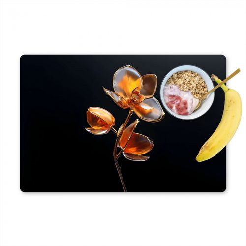 Tovagliette - Fiore - Orchidea - Arancione