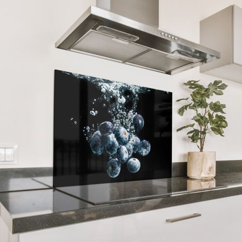 Parafango in alluminio - Immersione di mirtilli
