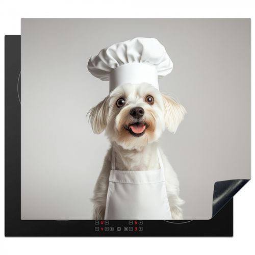 Protezione piano induzione - Cane - Bianco - Cuoco