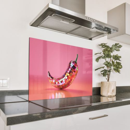 Parafango in alluminio - Pepe - Disco - Rosso - Glitter