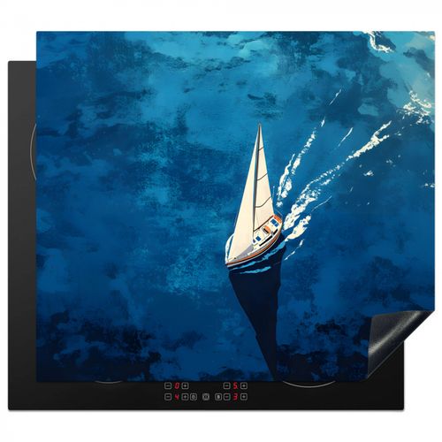 Protezione piano induzione - Barca a vela - Acqua - Astratto - Ombra