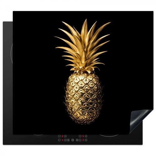 Protezione piano induzione - Ananas - Nero - Oro - Lusso