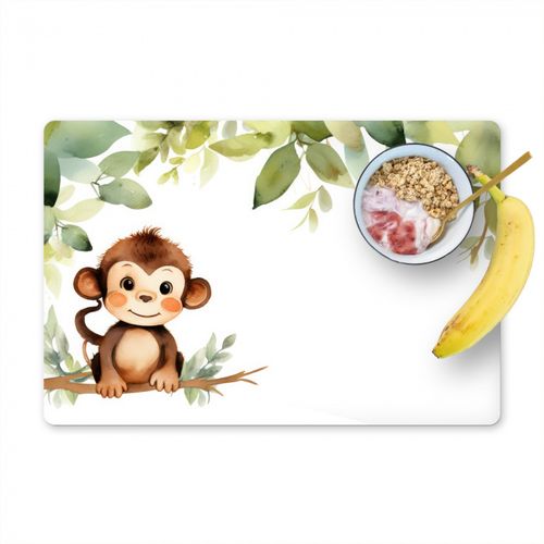 Tovagliette - Scimmia - Acquerello - Bambino - Animali