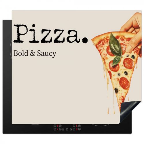 Protezione piano induzione - Pizza - Formaggio - Salame piccante