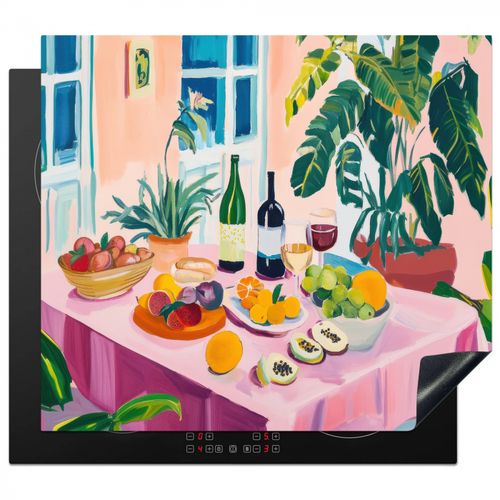 Protezione piano induzione - Tavola - Vino - Frutta