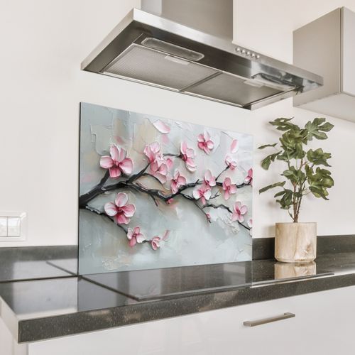 Parafango in alluminio - Fiore - Artistico - Rosa - Sakura