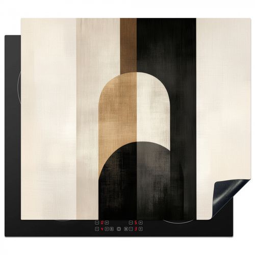 Protezione piano induzione - Geometrico - Forme - Bianco