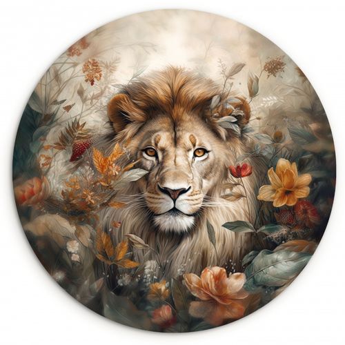 Quadro rotondo - Trono d'autunno
