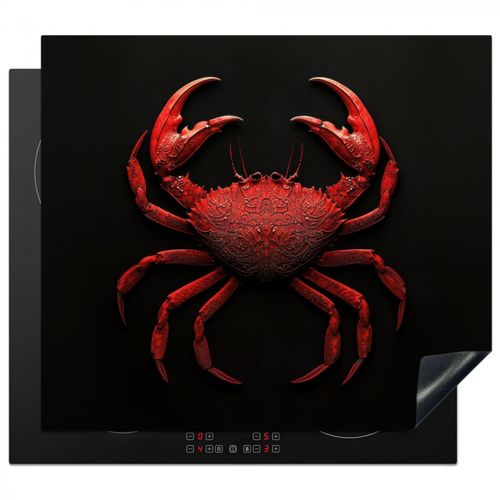 Protezione piano induzione - Granchio - Rosso - Pesce - Crostacei
