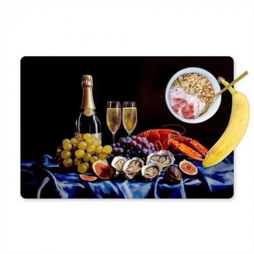 Tovagliette - Champagne - Lusso - Ostriche