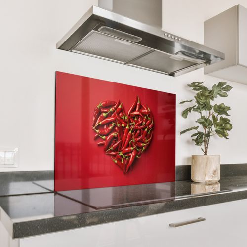 Parafango in alluminio - Peperoni - Rossi - Cuore