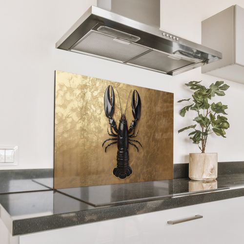 Parafango in alluminio - Cancro - Nero - Oro - Lusso