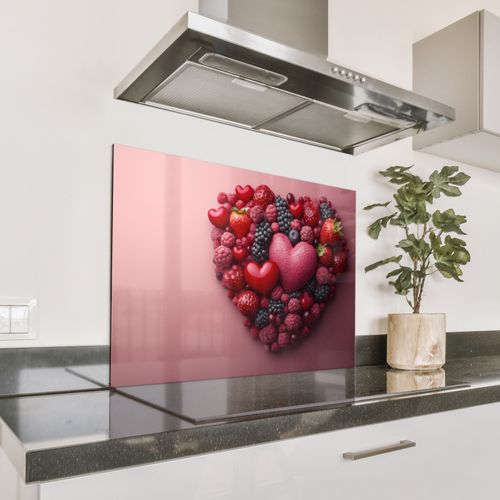 Parafango in alluminio - Frutta - Cuori - Fragole - Lamponi - Mirtilli