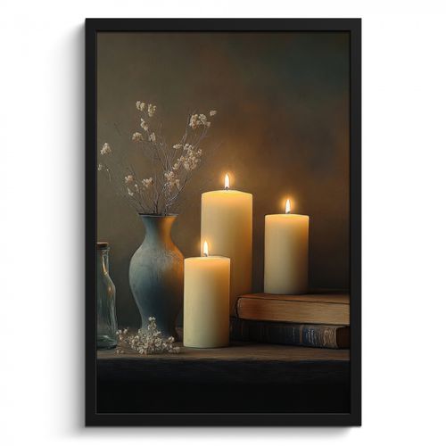 KitchenYeah - Cucina - Cornice per foto - Candele - Natura morta - Rustico - Libri