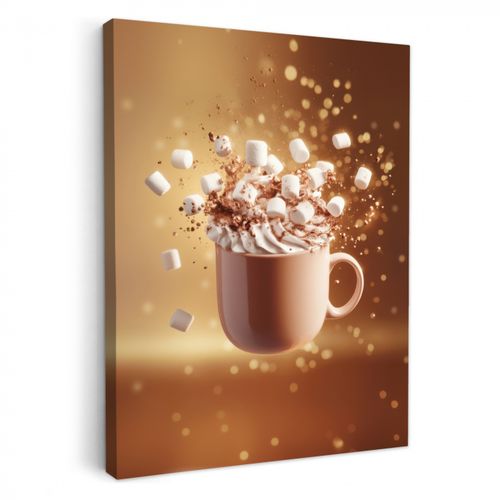 Dipinti su tela - Cioccolato - Bevanda - Caldo - Marrone