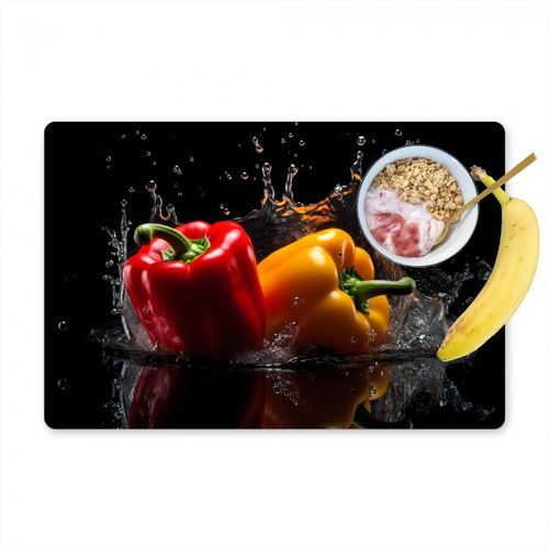 Tovagliette - Pepe - Acqua - Nero - Vegetale - Rosso - Giallo