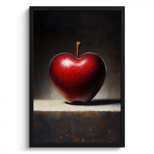 KitchenYeah - Cucina - Cornice per foto - Mela - Cuore - Rosso