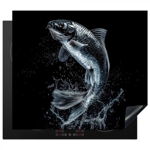Protezione piano induzione - Pesce - Koi - Nero - Acqua