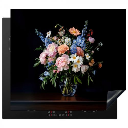 Protezione piano induzione - Pastello - Fiori - Vaso