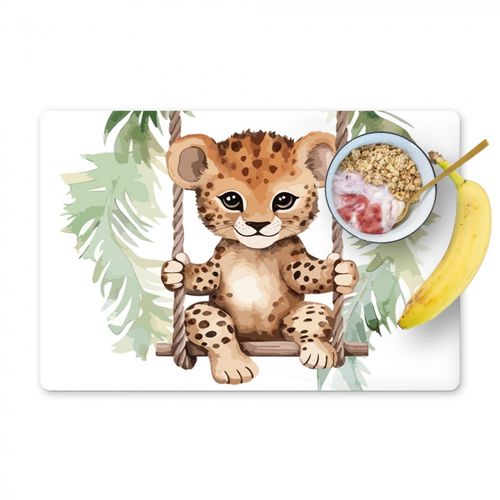 Tovagliette - Leopardo - Animale - Bambini - Giungla - Cameretta - Camera dei bambini