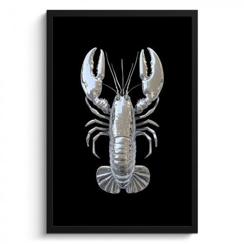 KitchenYeah - Cucina - Cornice per foto - Aragosta - Argento - Metallizzato - Lusso