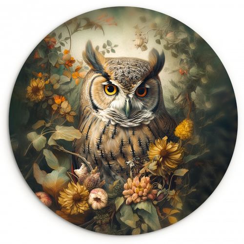 Quadro rotondo - Guardia d'autunno