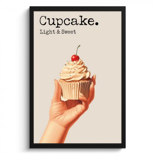 KitchenYeah - Cucina - Cornice per foto - Cupcake - Dolce - Ciliegia