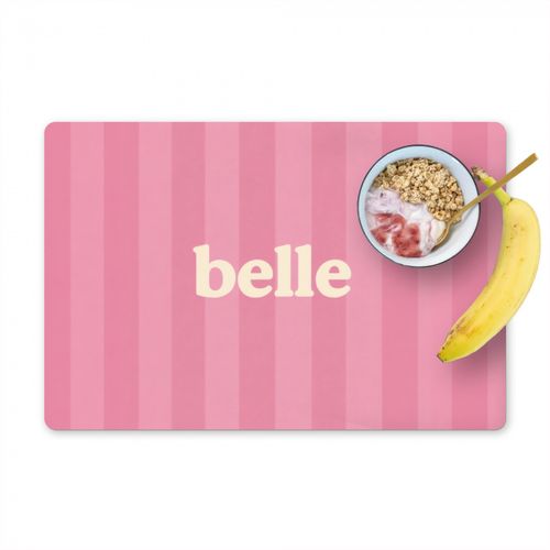 Tovagliette - Rosa - A righe - Belle