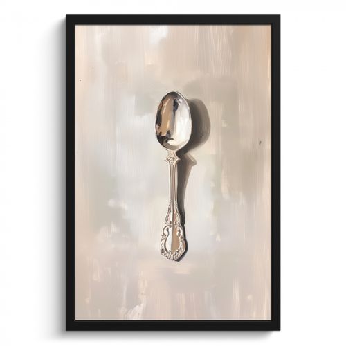 KitchenYeah - Cucina - Cornice per foto - Cucchiaio - Vernice - Argento