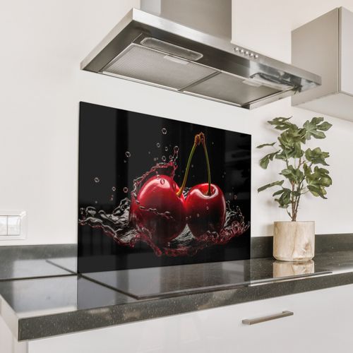Parafango in alluminio - Ciliegia - Rosso - Frutta - Acqua - Nero