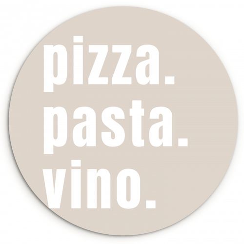 Quadro rotondo - Trittico culinario