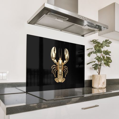 Parafango in alluminio - Cancro - Oro - Struttura - Nero
