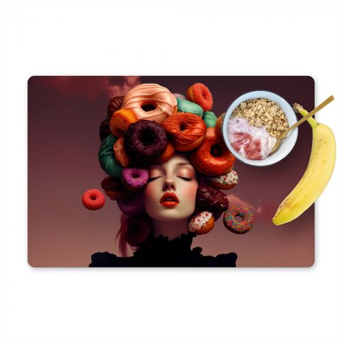 Tovagliette - Donna - Ciambelle - Colorate