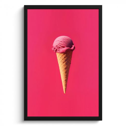 KitchenYeah - Cucina - Cornice per foto - Paletta per gelato - Rosa - Corno