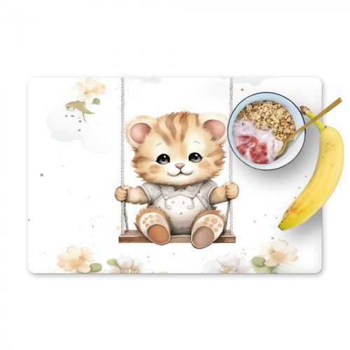 Tovagliette - Orso - Bambino - Animale - Bambini - Cameretta - Fiori
