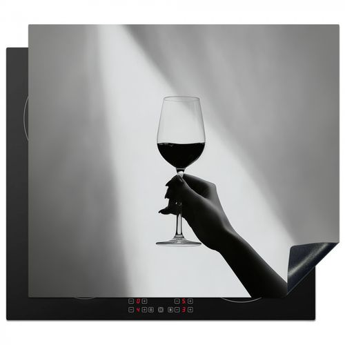 Protezione piano induzione - Luce - Vino - Rosso - Bicchiere
