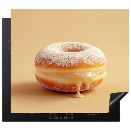 Protezione piano induzione - Ciambella - Cremosa - Zucchero a velo - Beige