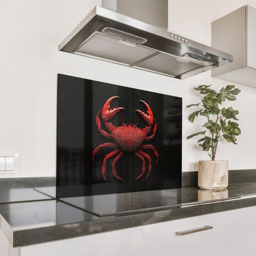 Parafango in alluminio - Granchio - Rosso - Pesce - Crostacei