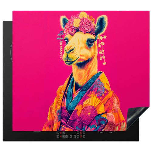 Protezione piano induzione - Cammello - Fiori - Kimono - Ventagli