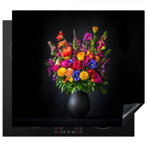 Protezione piano induzione - Colori vivaci - Fiori - Vaso