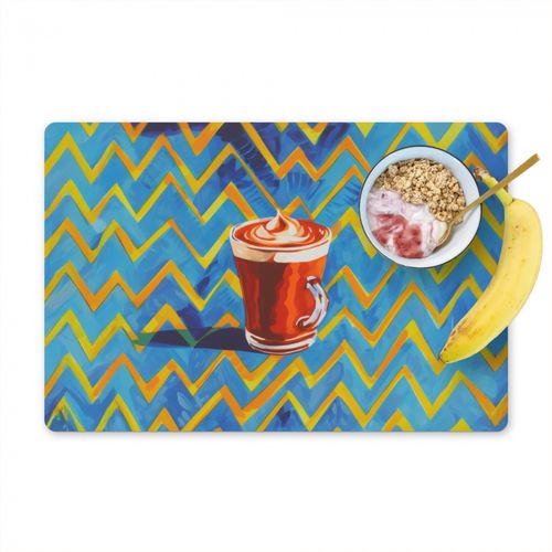 Tovagliette - Tazza - Caffè - Zigzag - Panna montata