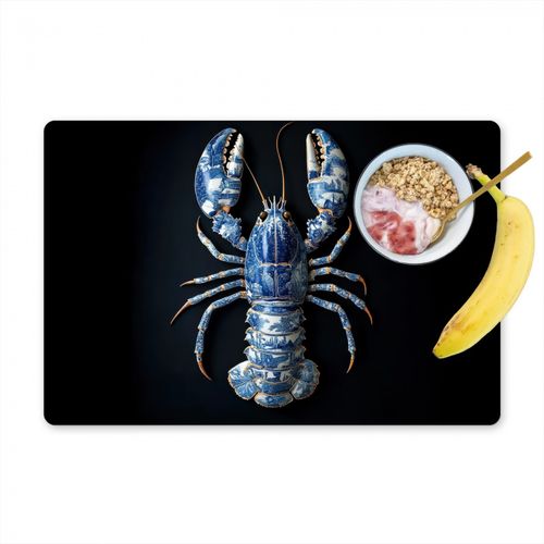 Tovagliette - Aragosta - Blu Delft - Scudo - Resistente